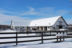 Winter Main Barn