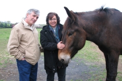 Rich and Elaine with Gomez