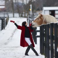 Bebe Neuwirth Photographed at Equine Advocates